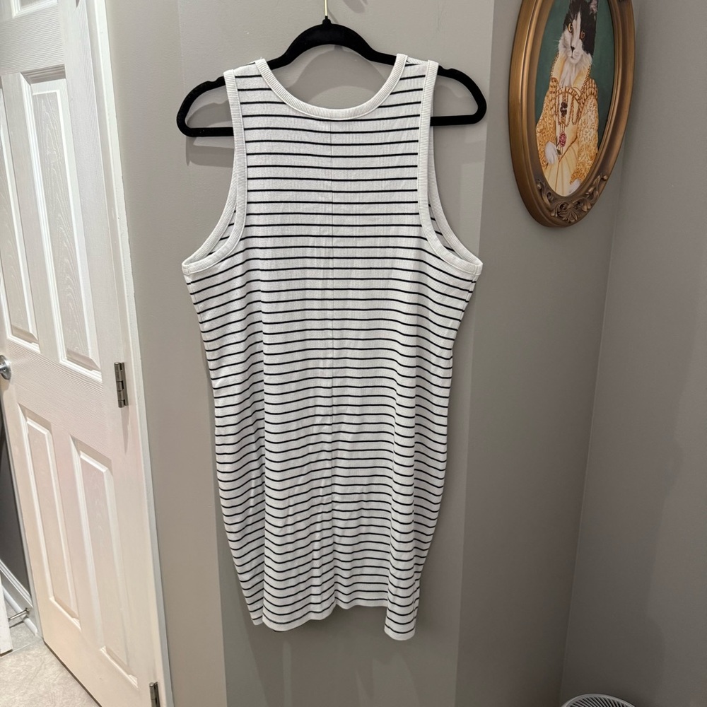 A New Day Stripped Dress-XXL